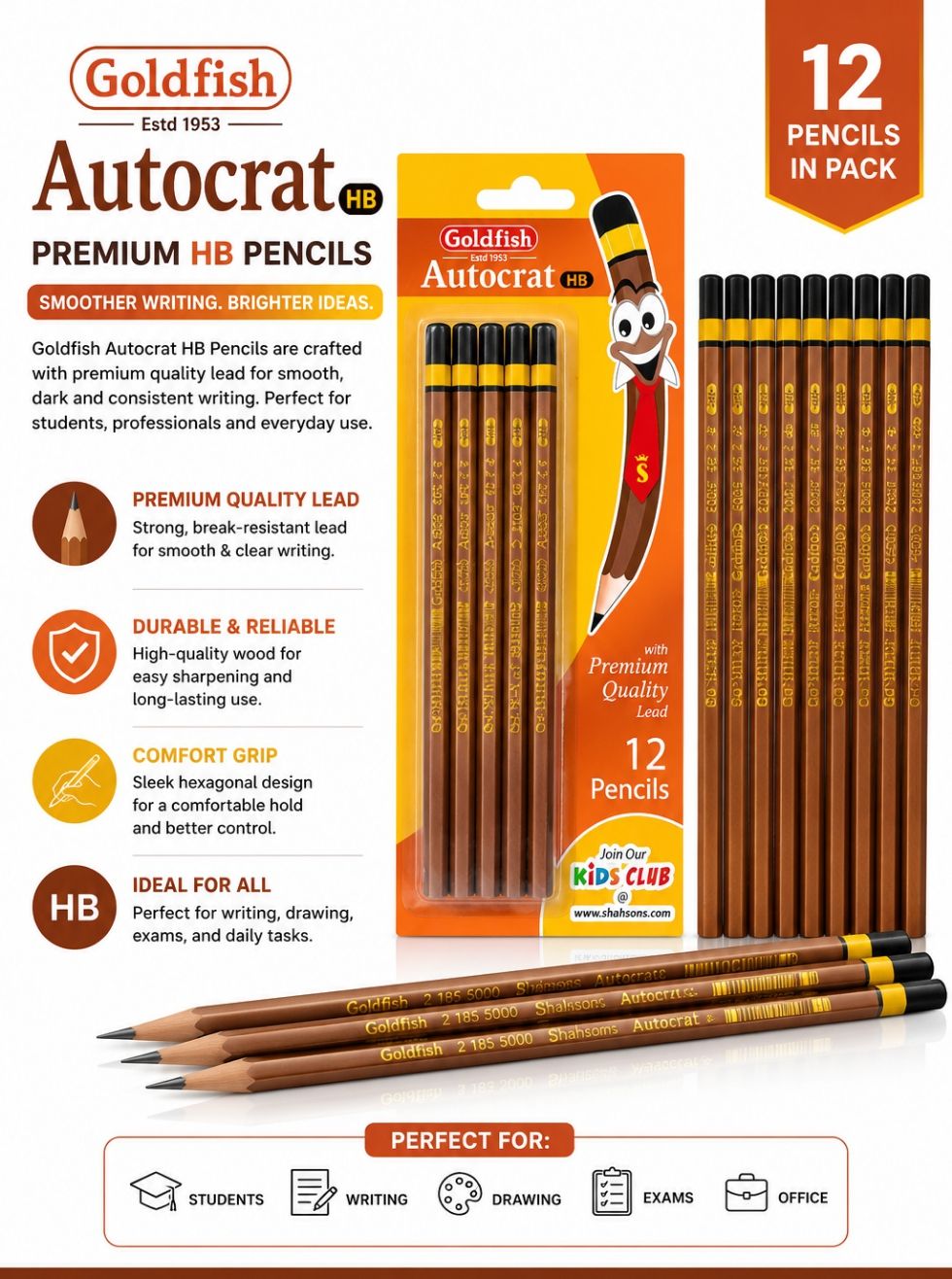 Goldfish Autocrat Pencils