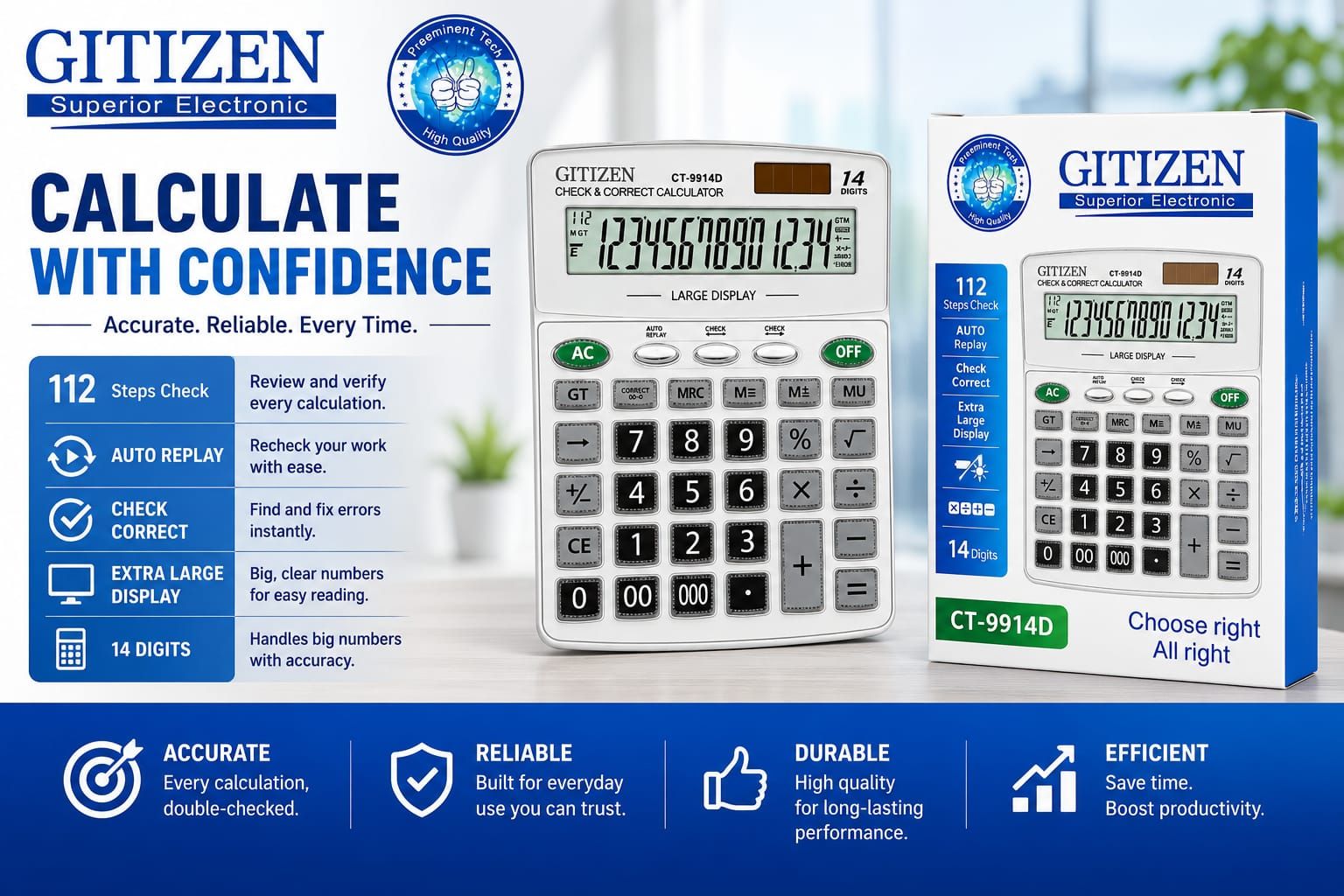 GITIZEN CT-9914D