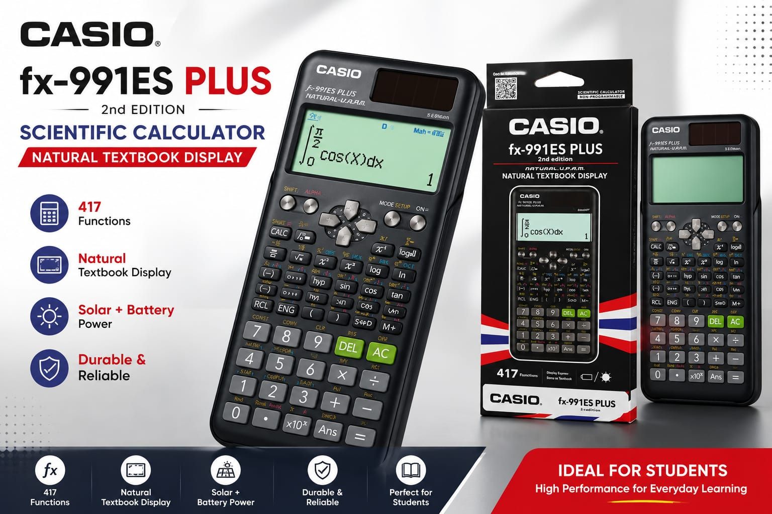 CASIO SCIENTIFIC fx-991ES PLUS (2nd Edition)