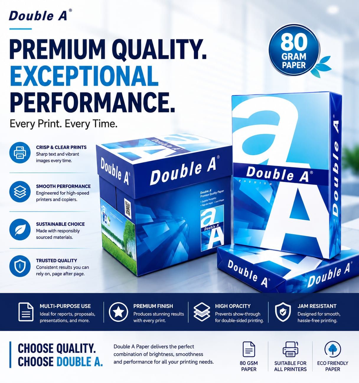 Double A A4 80 Gram
