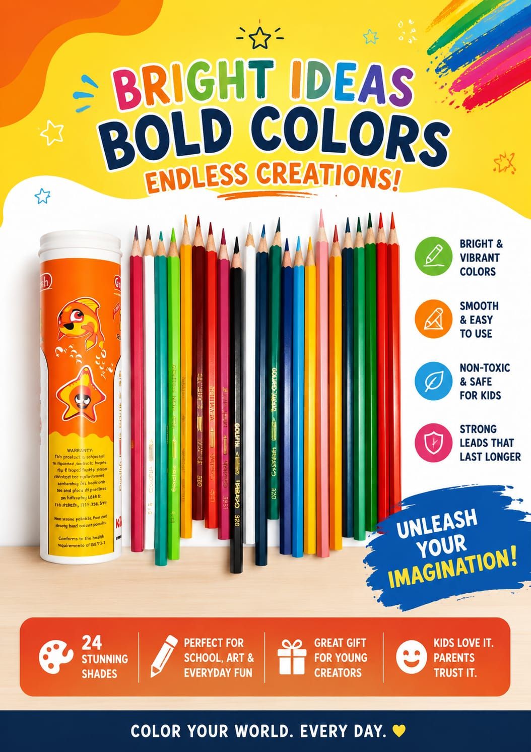 Goldfish Color Pencils