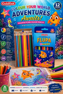 Goldfish Flupa Color Pencils (Large)