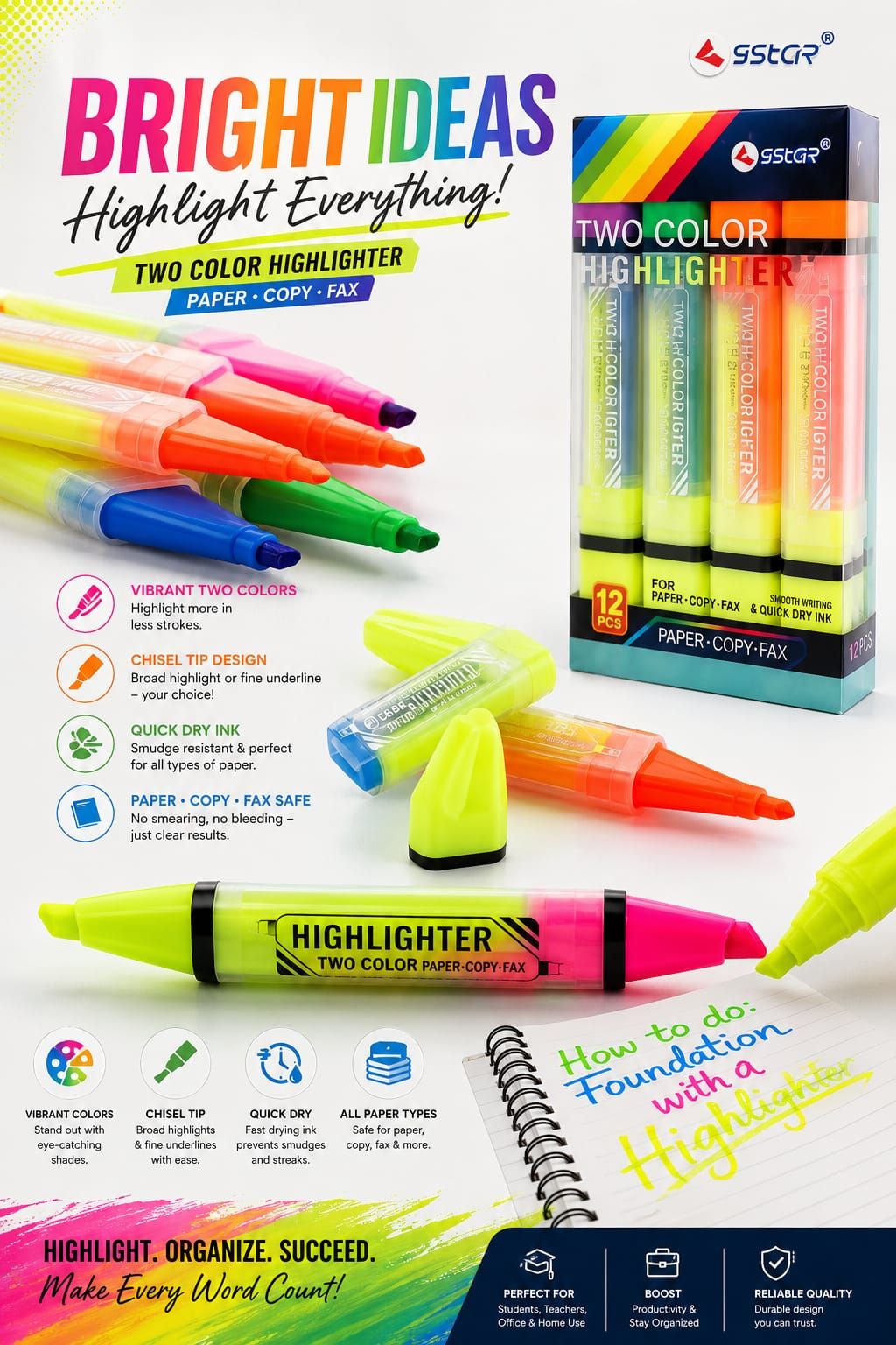 Double Side Highlighter