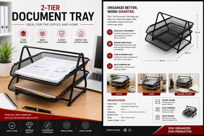 2-Tier Document Tray