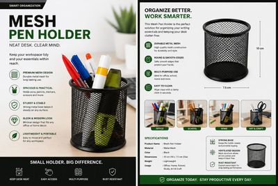 Mesh Pen Holder