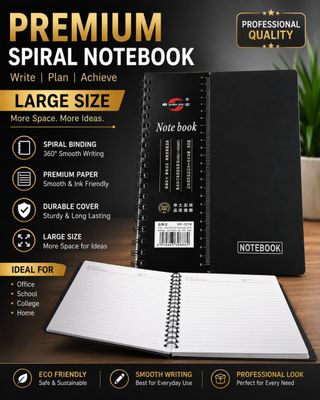 Premium Spiral Notebook (Large)