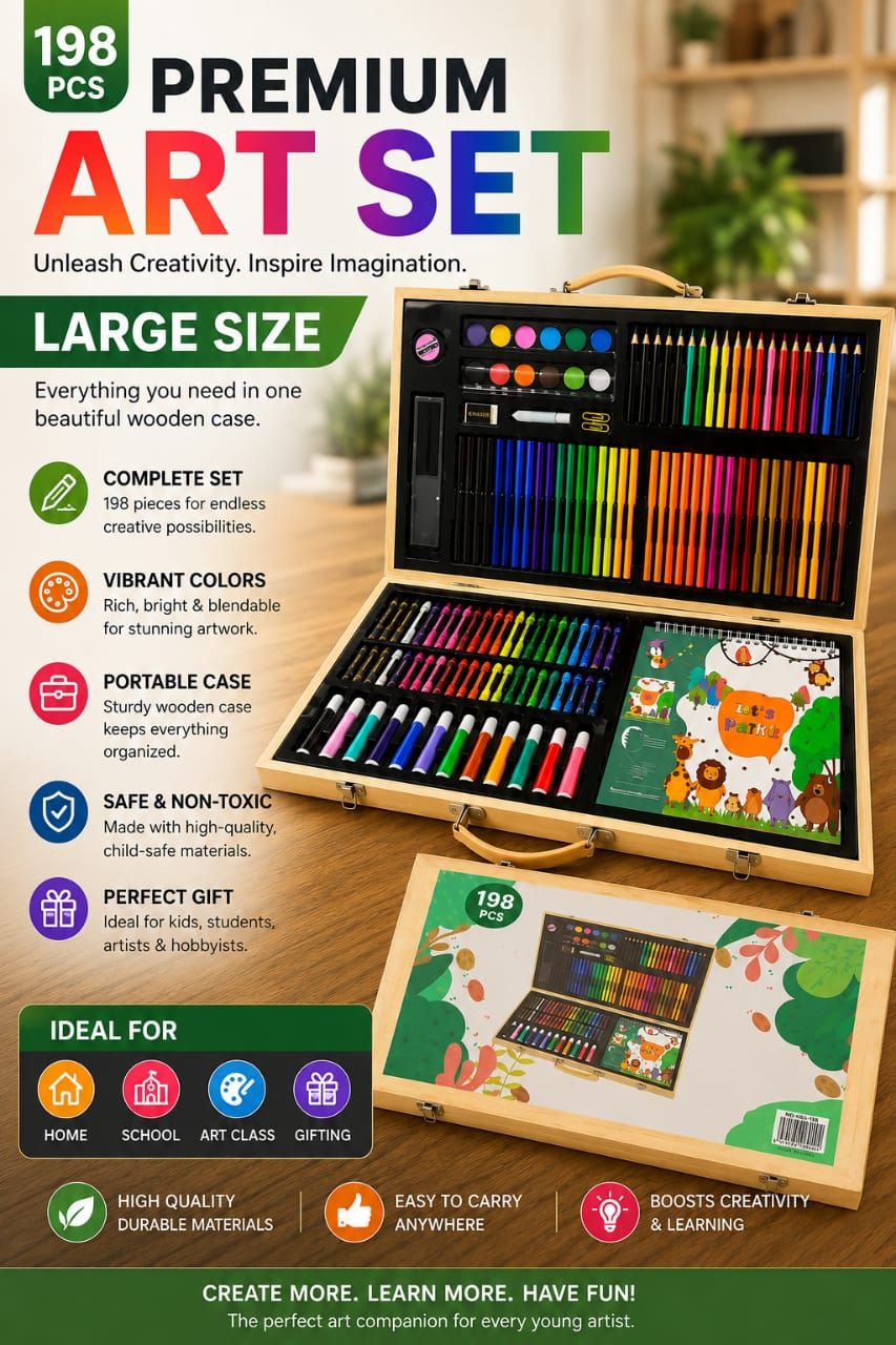 Premium Art Set 198 PCS