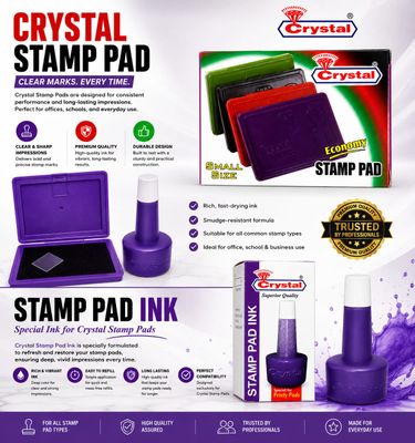 Crystal Stamp Pad and Ink