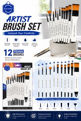 Premium Artist Brush Set