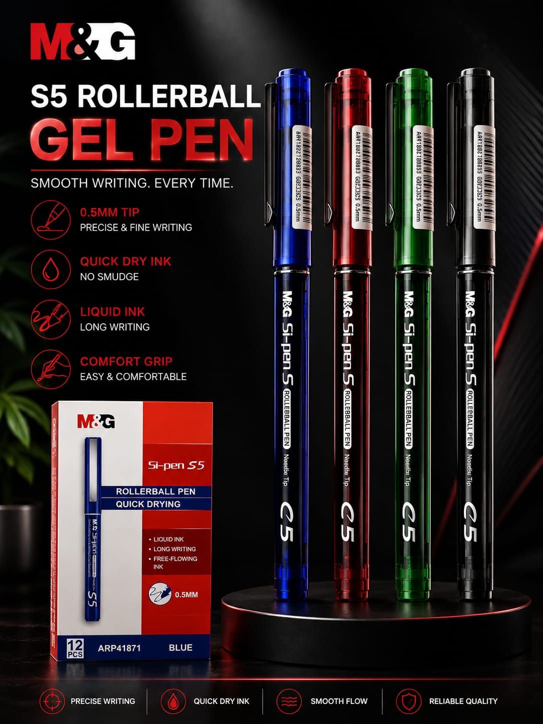 M&G SI RollerBall GEL PEN