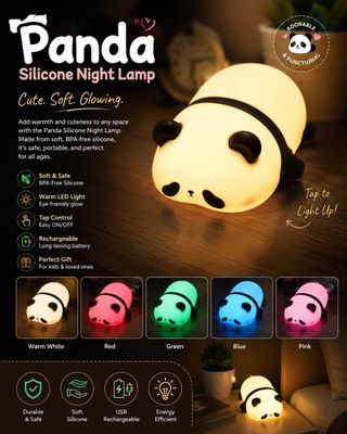 Panda Silicon Night Lamp