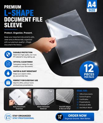 L Shape Folder