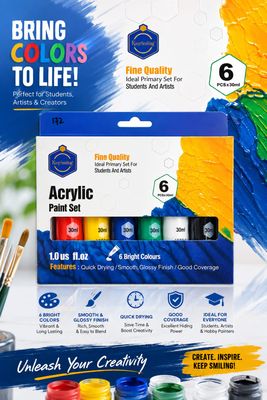 Acrylic Paint Set (6 PCS)