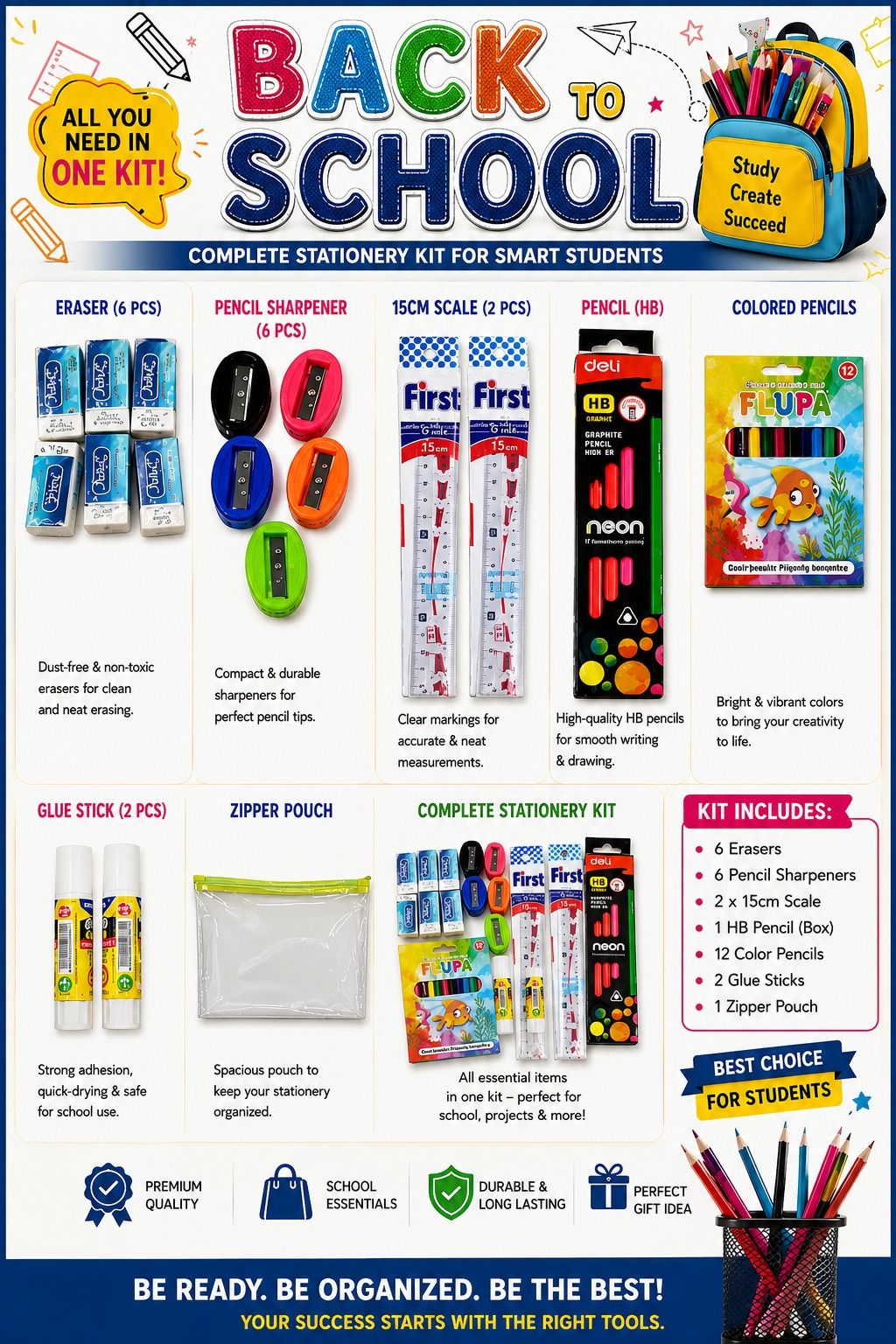 Back To School Stationery Kit