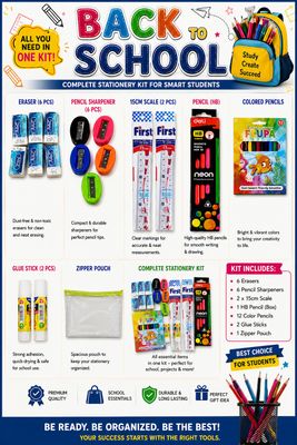 Back To School Stationery Kit