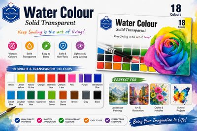 Water Colours (18 PCS)